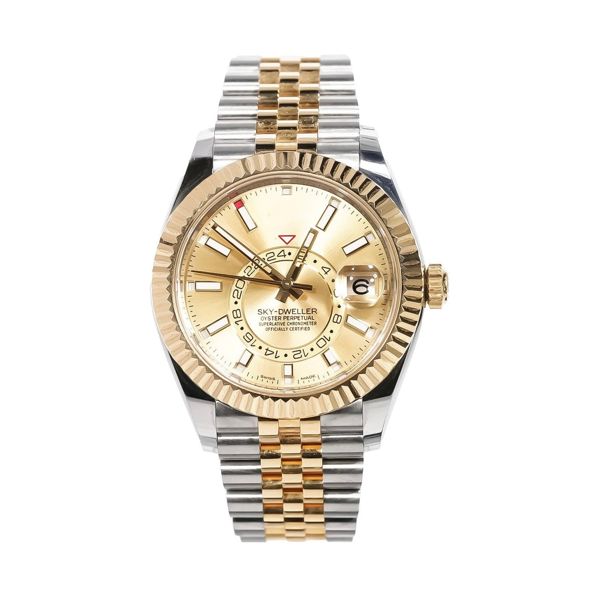 Sky-Dweller 42mm Yellow Gold Champagne