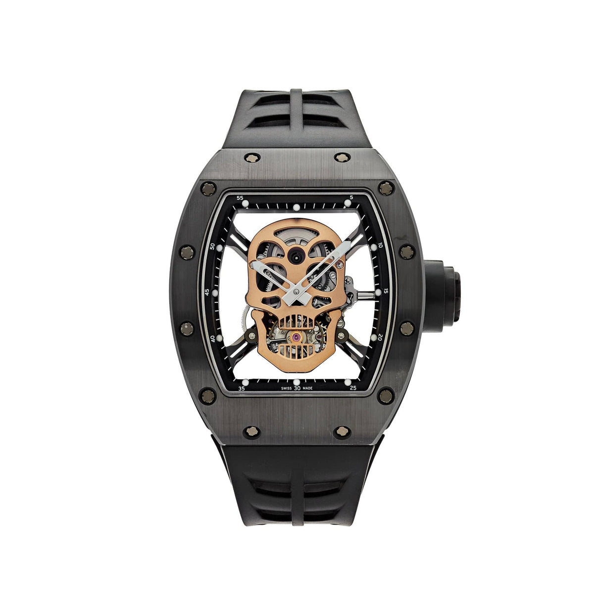 RM 52-01 'Skull' Black Ceramic