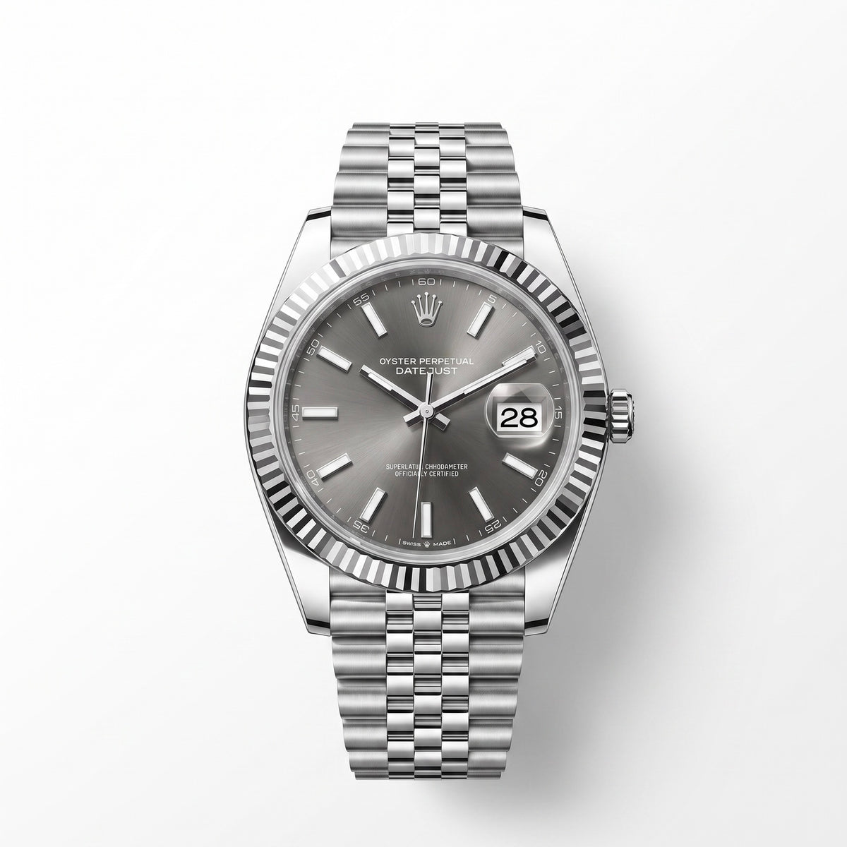 Datejust 41mm Rhodium Gray