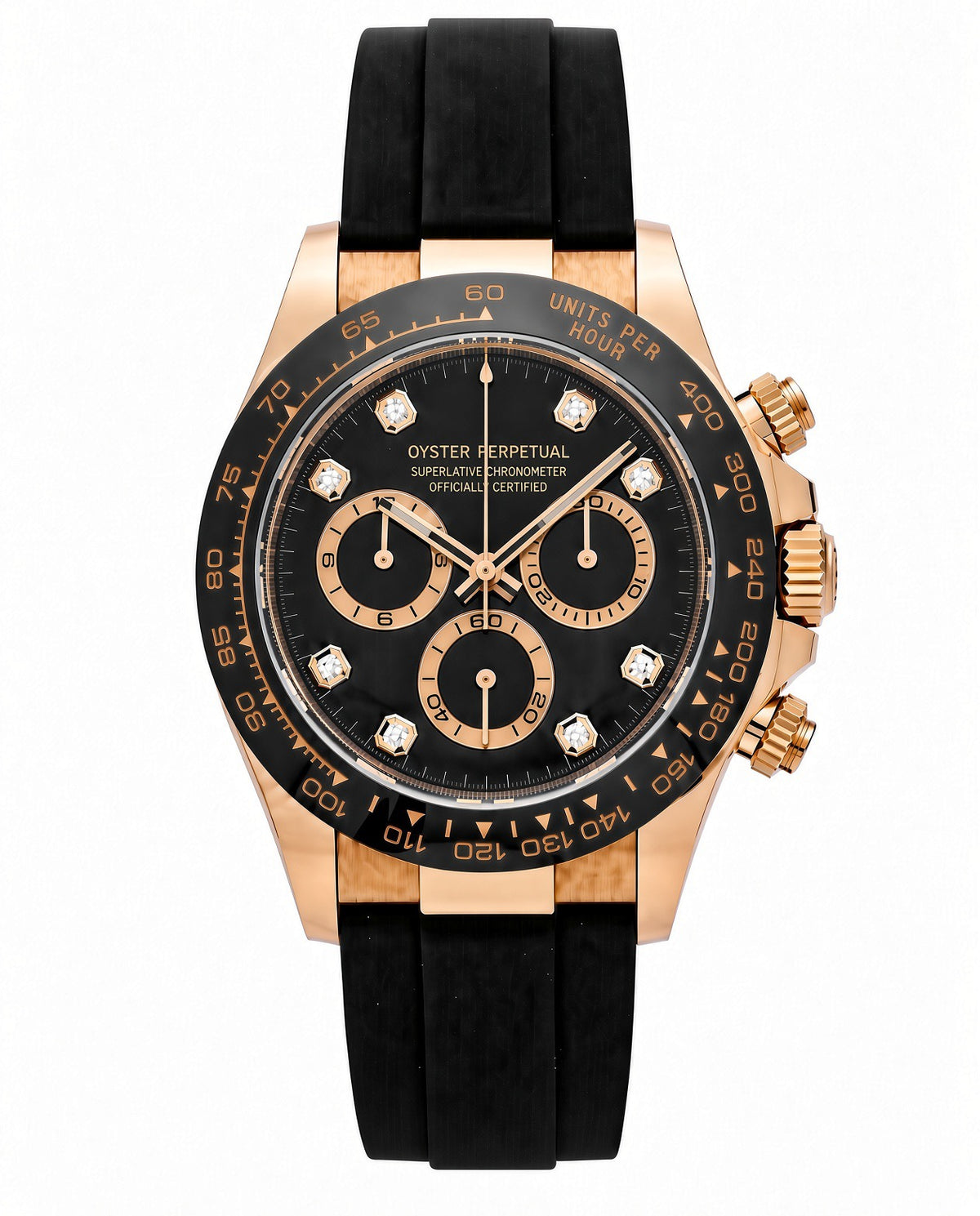Daytona Yellow Gold Black Diamond