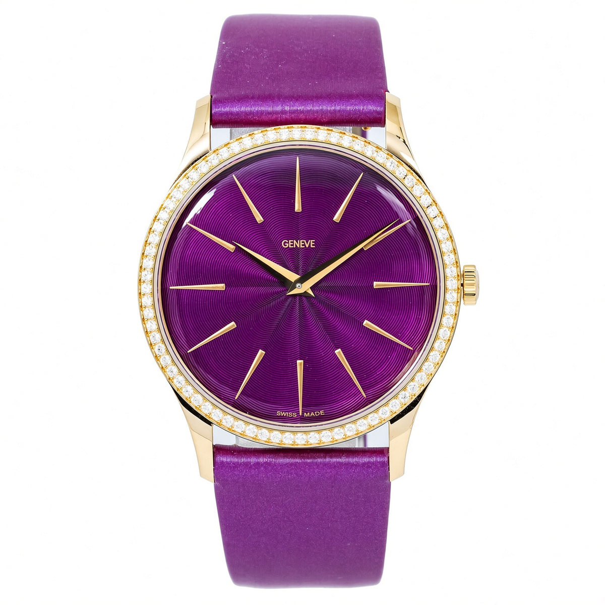 Calatrava Rose Gold Diamond Purple