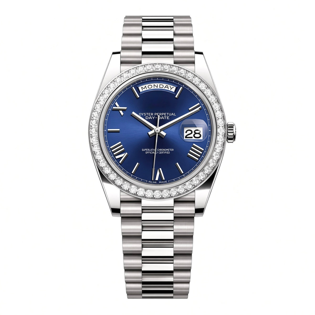 Day-Date 40mm Diamonds Blue
