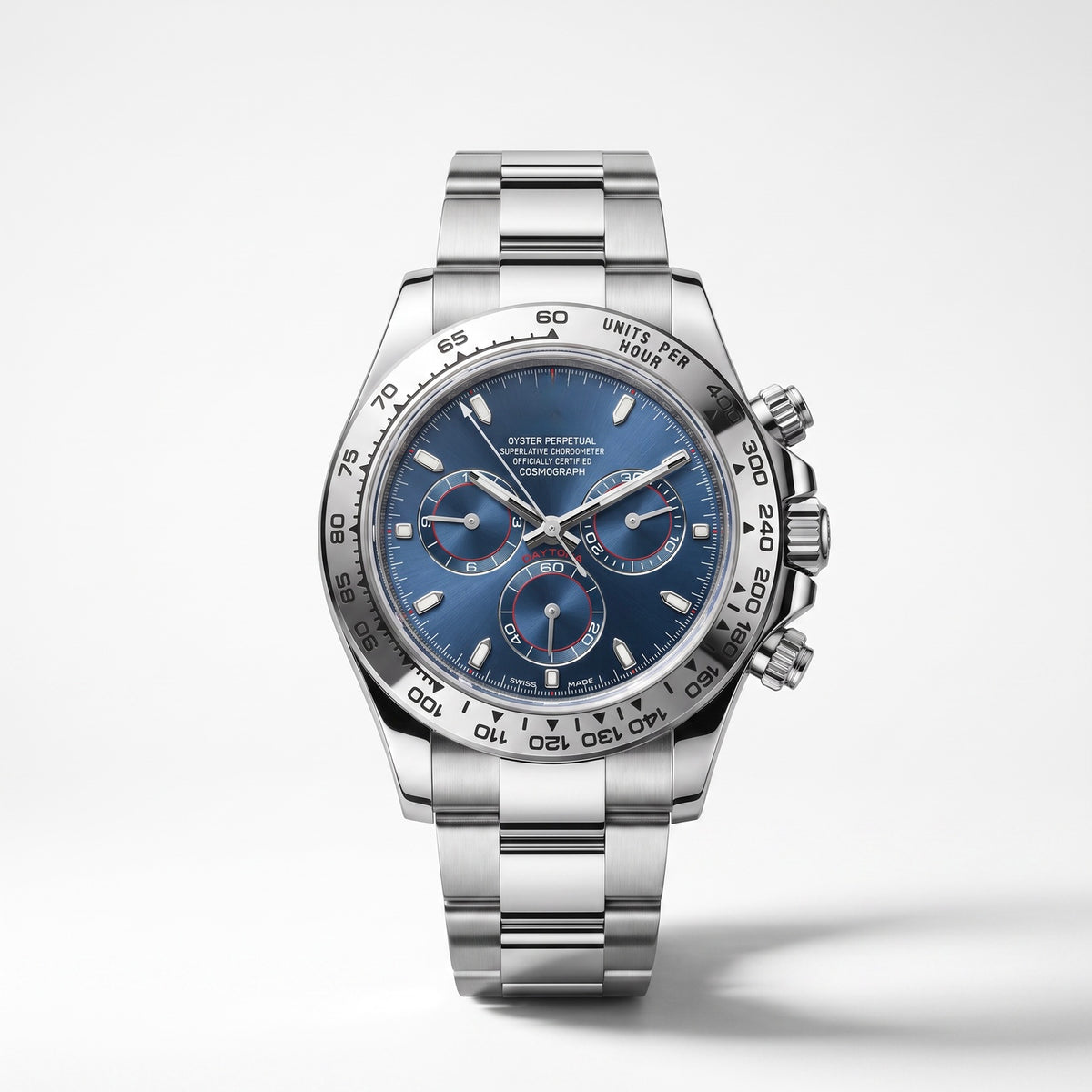 Daytona Chronograph White Gold Blue