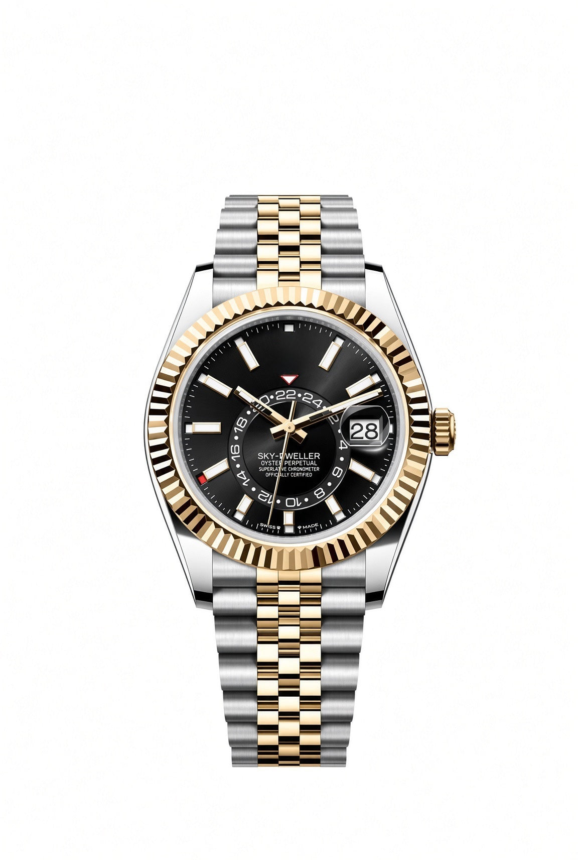 Sky-Dweller 42mm Yellow Gold Black